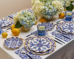 Moroccan Nights Wavy Paper Salad Plate/8pk-Sophistiplate Hot