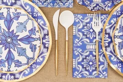 Moroccan Nights Wavy Paper Salad Plate/8pk-Sophistiplate Hot