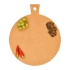 Natural Wood Composite Round Hostess Board-Maple Outlet