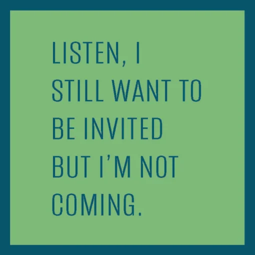 Not Coming Coaster-drinksonmecoasters Discount