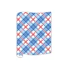 Patriotic Plaid Table Runner - 20" x 12'-Rosanne Beck Fashion