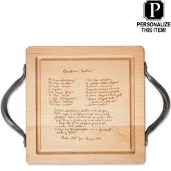 Personalized Wood Cutting + Cheeseboard-Maple Fashion