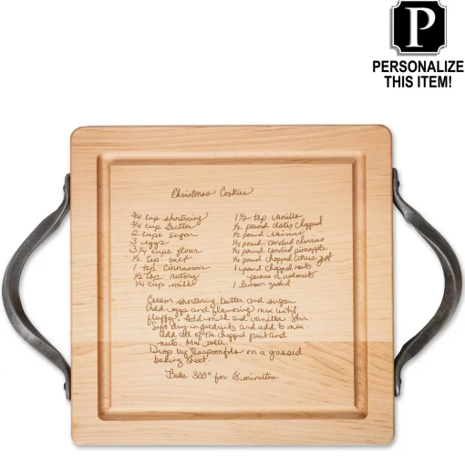 Personalized Wood Cutting + Cheeseboard-Maple Fashion