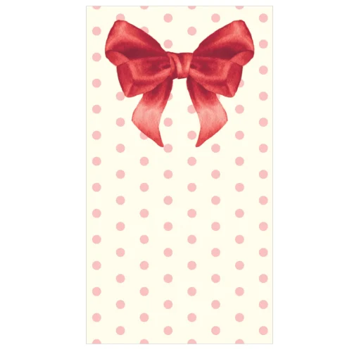 Pink Bows Guest Towel/20pk-Sophistiplate Best