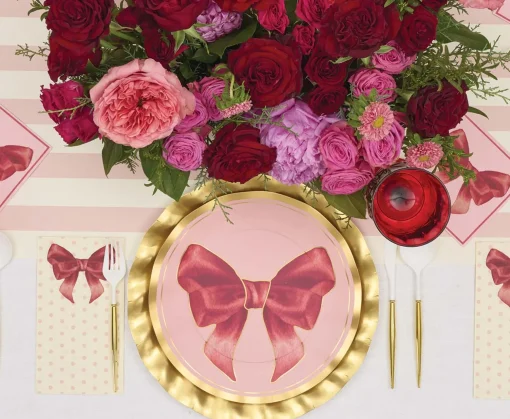 Pink Bows Table Setting-Sophistiplate Clearance