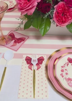 Pink Bows Table Setting-Sophistiplate Clearance