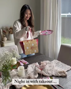 Pink Peonies Table Setting-Sophistiplate Sale