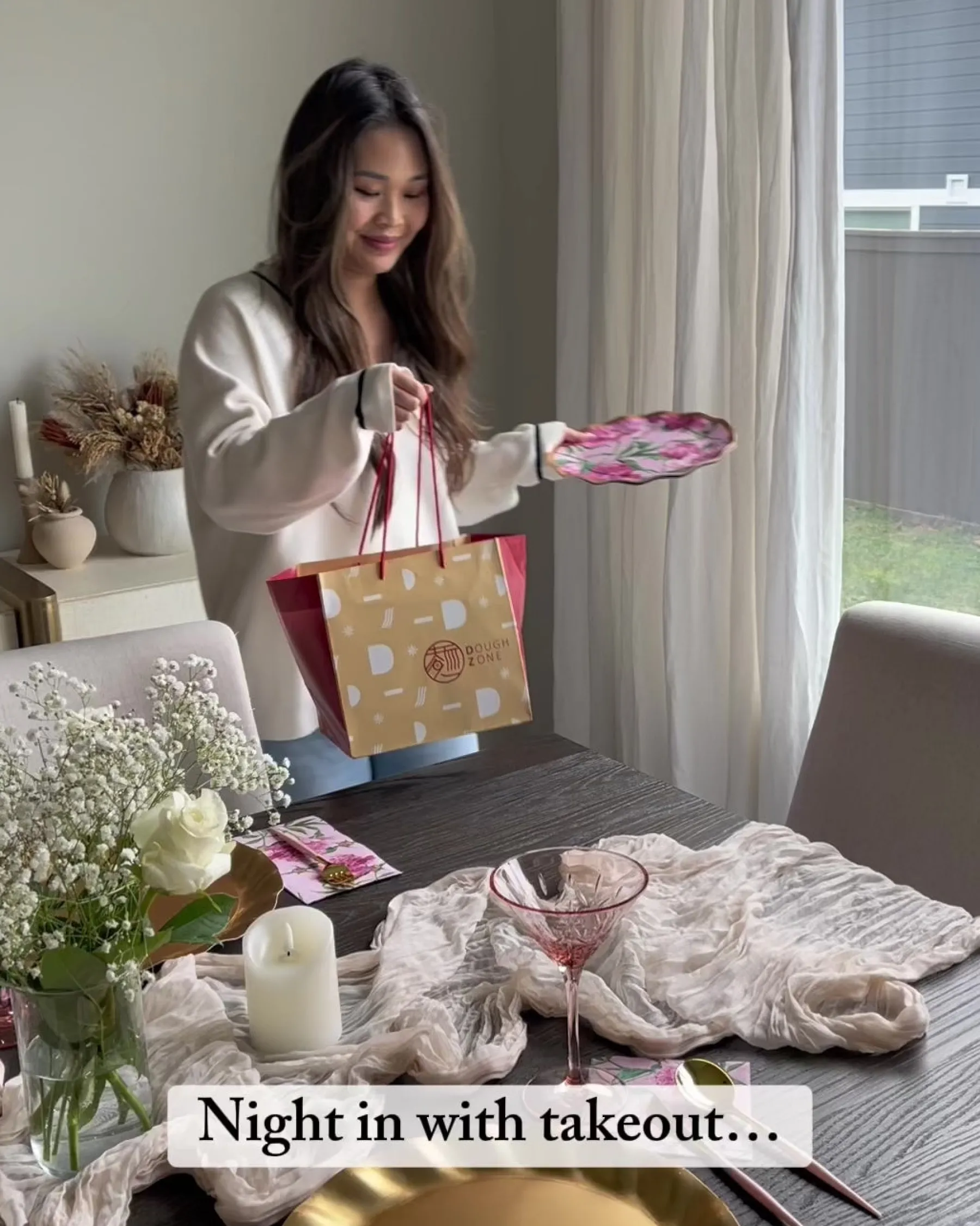 Pink Peonies Table Setting-Sophistiplate Sale