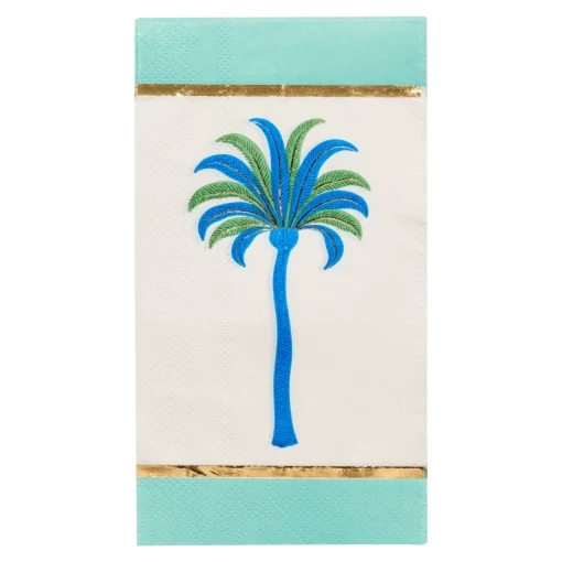 Preppy Palm Guest Towels/20pk-Sophistiplate Clearance