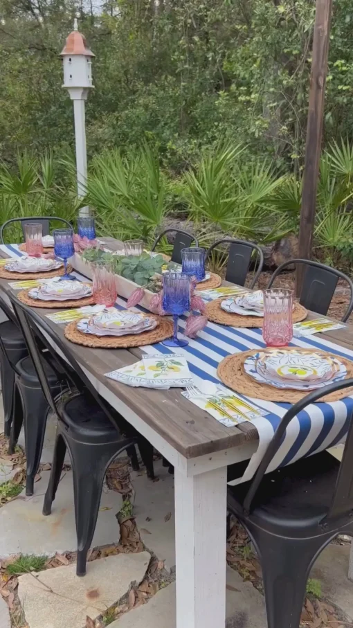 Salad Plate Capri Coast/8pk.-Sophistiplate New