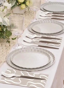 Silver Bella Assorted Plastic Cutlery/36pc, Service for 12-Sophistiplate Best
