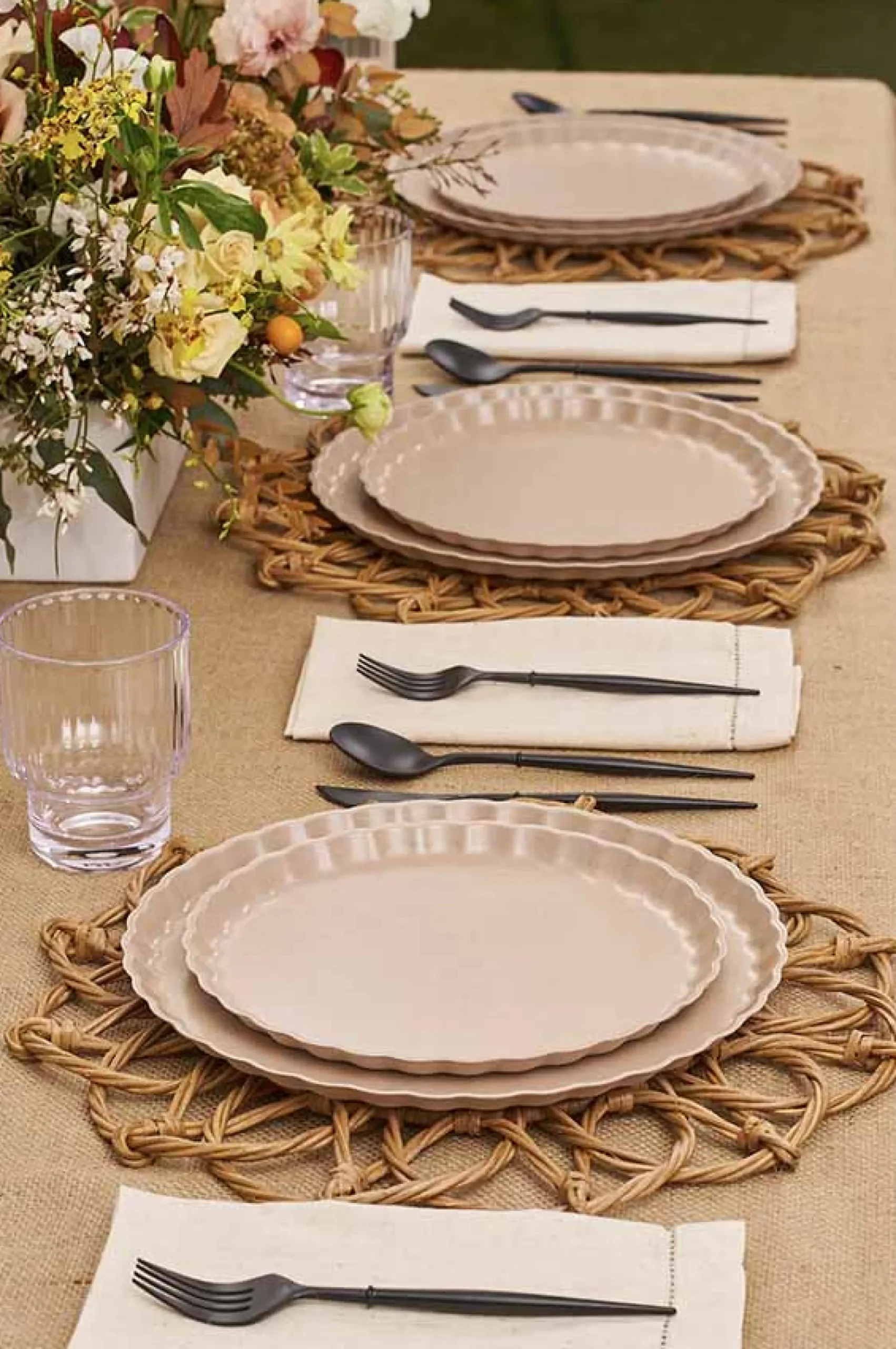 Simply Eco Compostable Table Setting - Sand-Sophistiplate Discount
