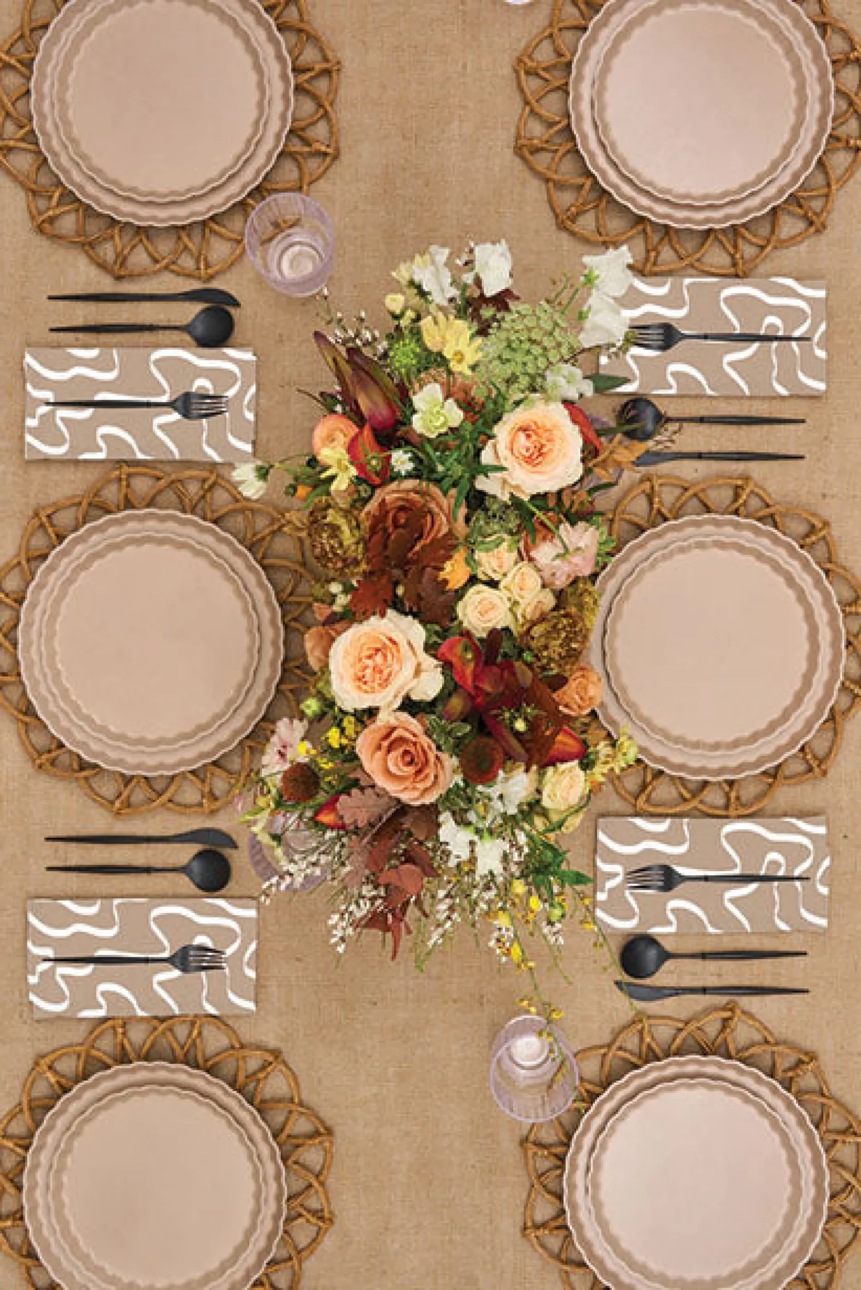 Simply Eco Compostable Table Setting - Sand-Sophistiplate Discount