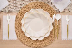 Simply Eco Compostable Table Setting - Cream-Sophistiplate Online