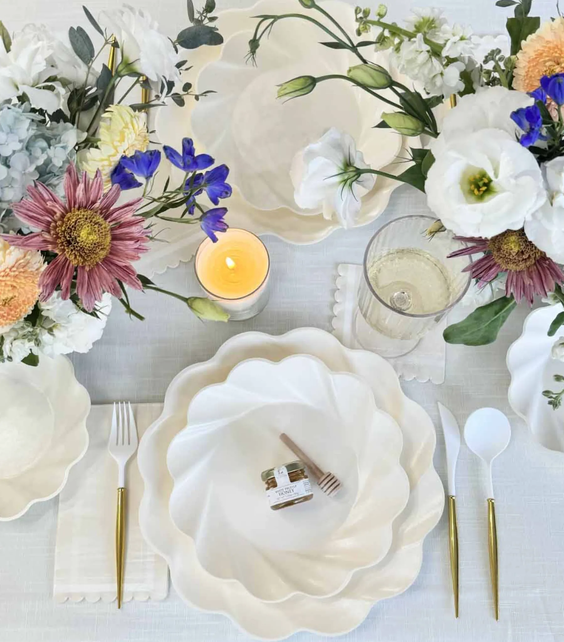 Simply Eco Compostable Table Setting - Cream-Sophistiplate Online