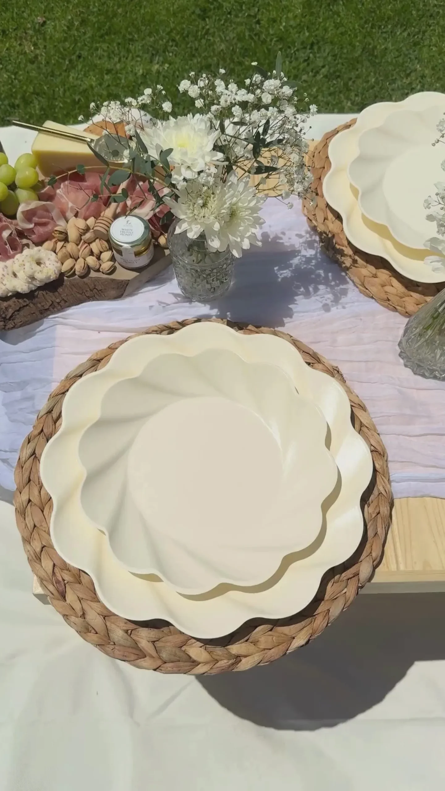 Simply Eco Compostable Table Setting - Cream-Sophistiplate Online