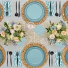 Simply Eco Compostable Table Setting - Pool Blue-Sophistiplate Discount