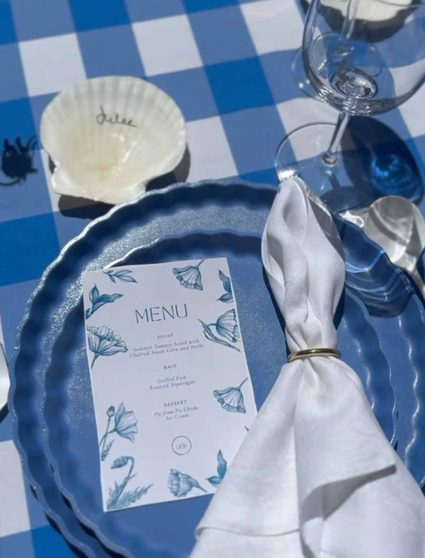 Simply Eco Compostable Table Setting - French Blue-Sophistiplate Online