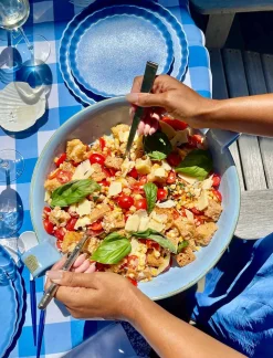 Simply Eco Compostable Table Setting - French Blue-Sophistiplate Online