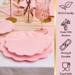 Simply Eco Dinner Plate- Blush/8pkg-Sophistiplate Sale