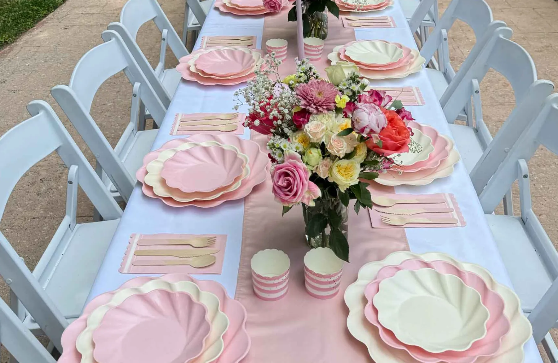 Simply Eco Dinner Plate- Blush/8pkg-Sophistiplate Sale