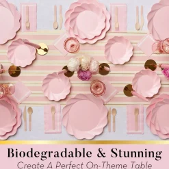 Simply Eco Extra Large Plate- Blush/8pk-Sophistiplate Best