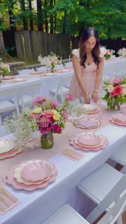 Simply Eco Extra Large Plate- Blush/8pk-Sophistiplate Best