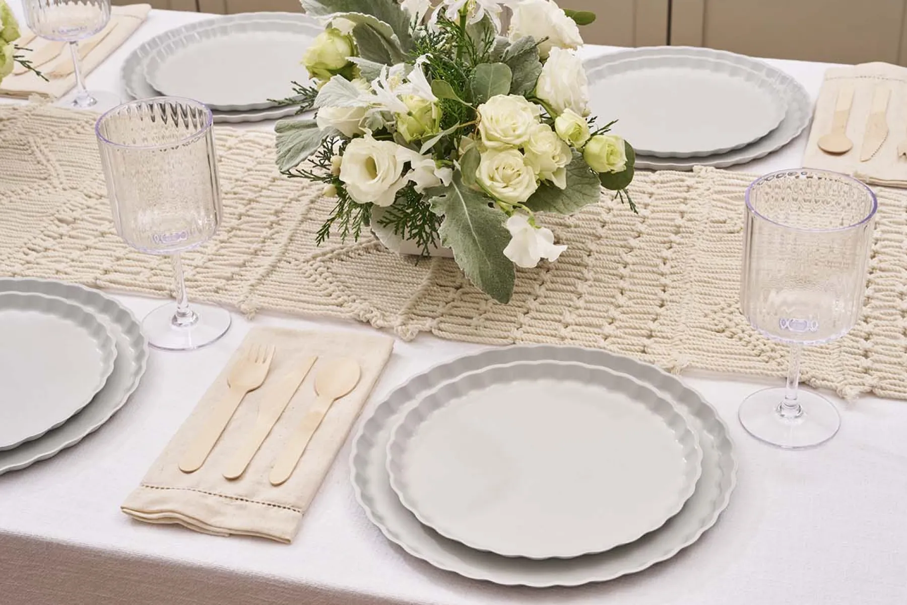 Simply Eco Salad Plate- Concrete/8pkg-Sophistiplate Discount