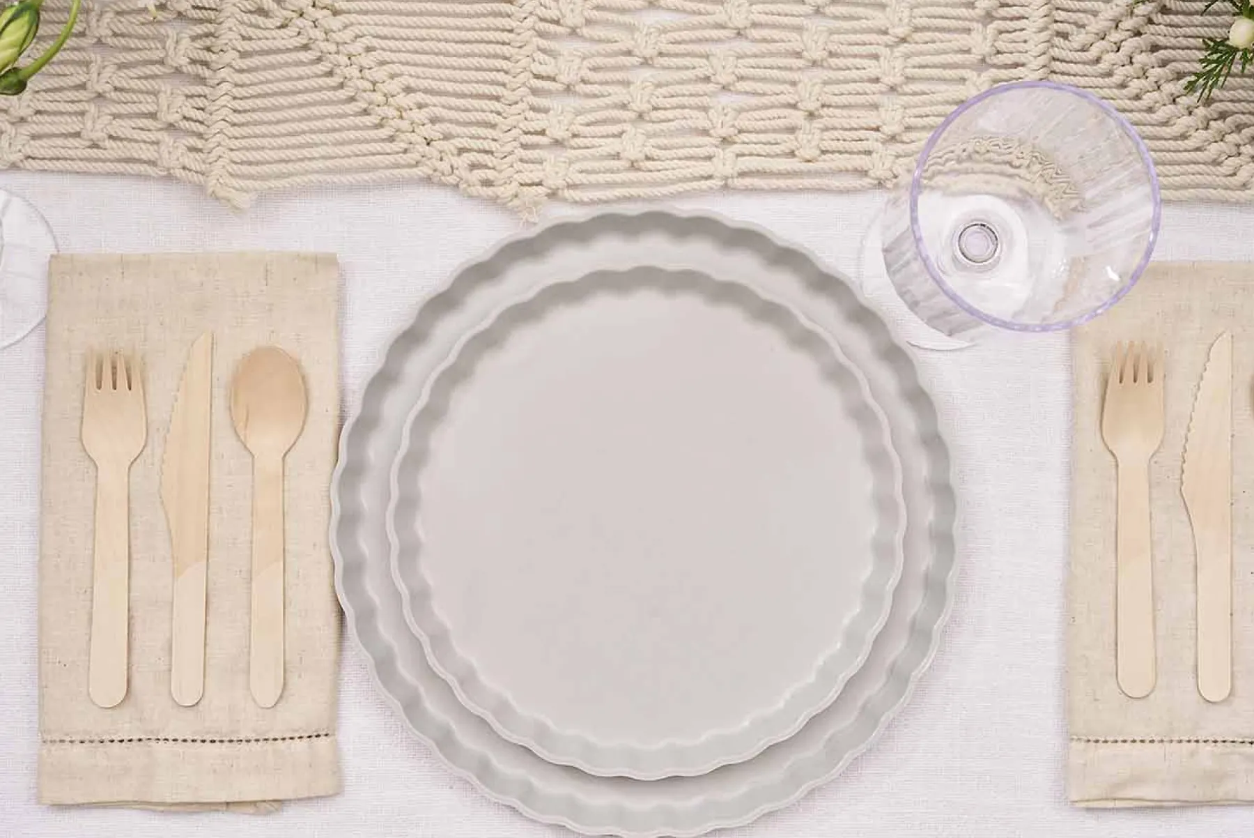 Simply Eco Salad Plate- Concrete/8pkg-Sophistiplate Discount