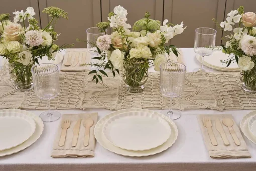 Simply Eco Salad Plate- White/8pkg-Sophistiplate Clearance