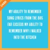 Song Lyrics Card-Drinks On Me Clearance