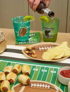 Tailgate Frost Flex Cups: Footballs/8pk-Sophistiplate Best
