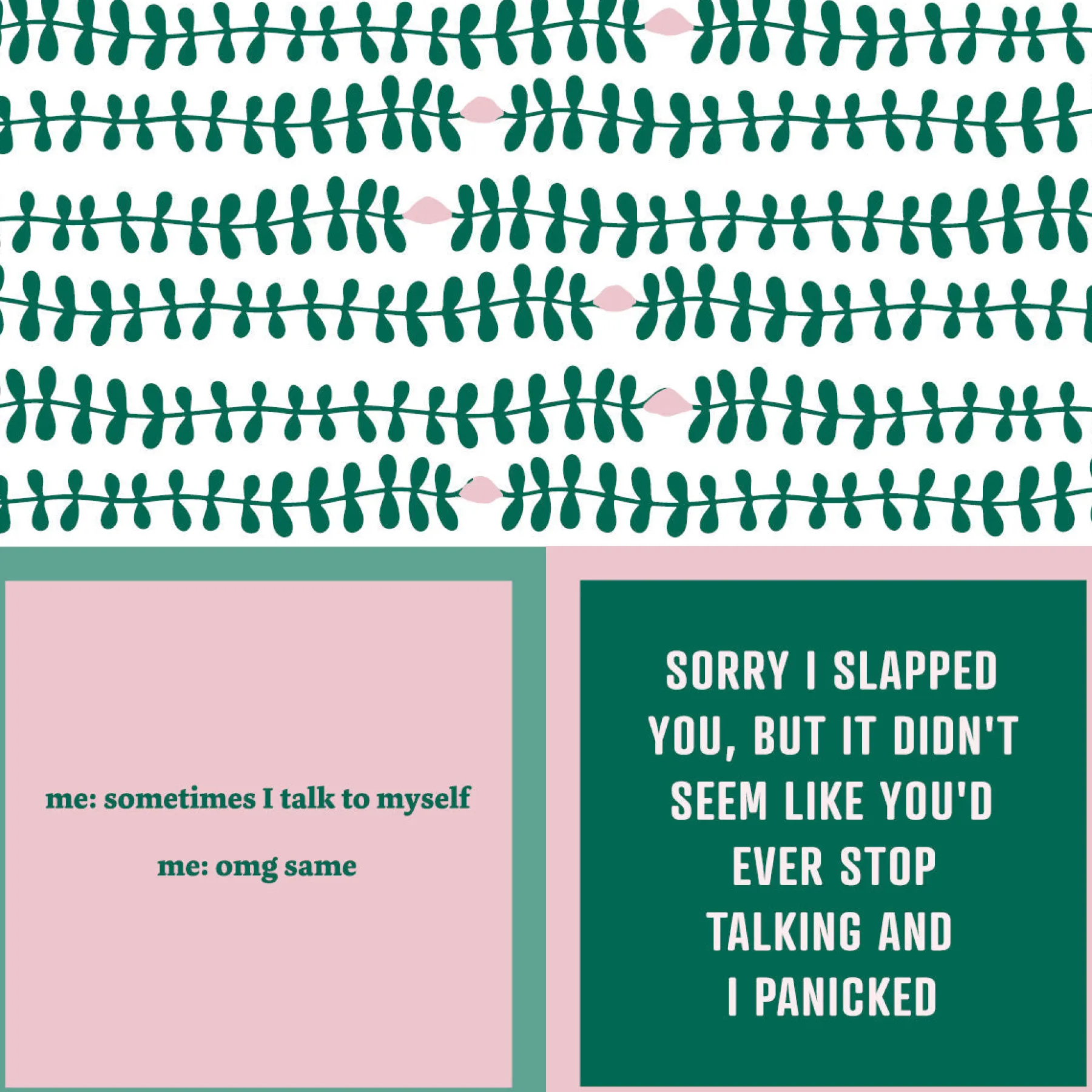 Talk to self Napkin-Drinks On Me Coasters Outlet