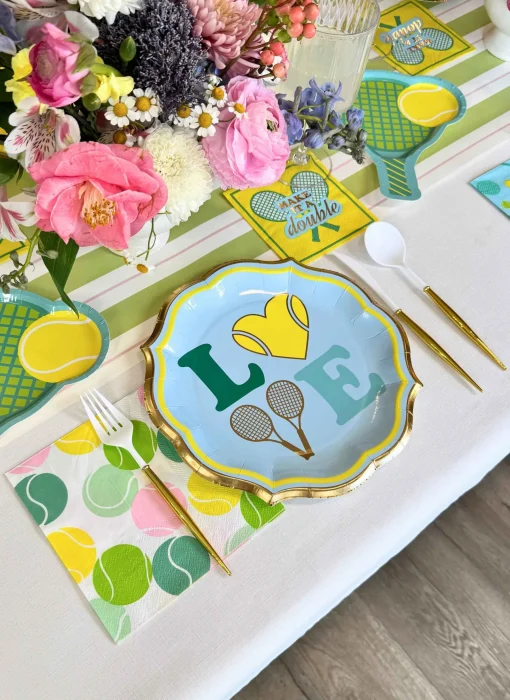 Tennis Ball Multi Lunch Napkin/40pk-Sophistiplate New