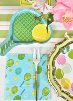 Tennis Racket Appetizer/Dessert Plates/8pk-Sophistiplate Outlet