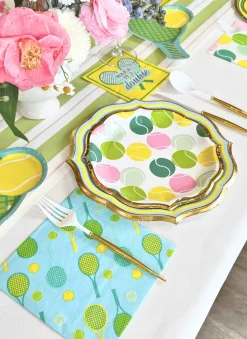 Tennis Racket Multi Lunch Napkin/40pk-Sophistiplate Discount