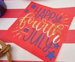 The Ultimate 4th of July Tablescape: Modern Patriotic-Sophistiplate LLC Clearance