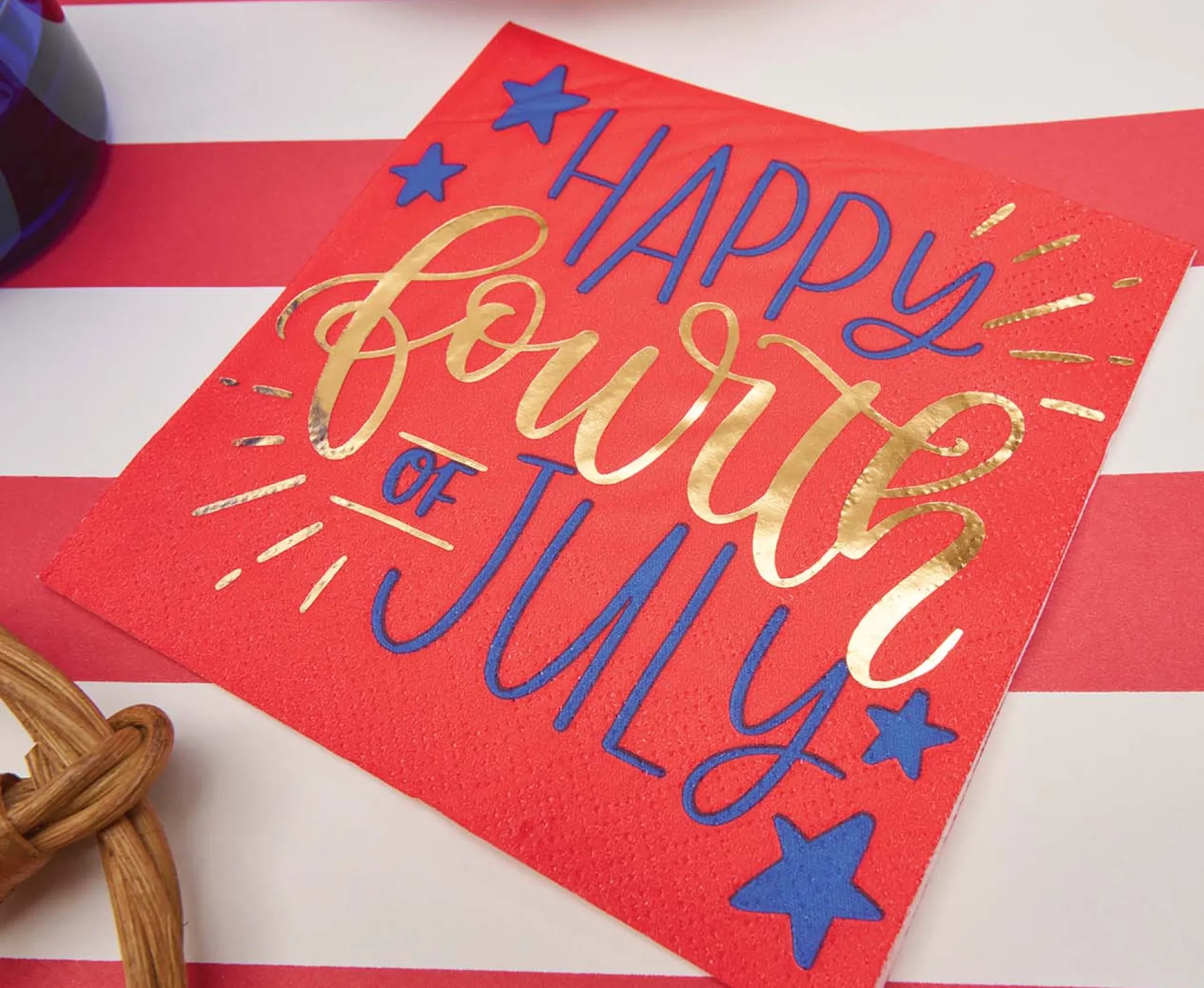 The Ultimate 4th of July Tablescape: Modern Patriotic-Sophistiplate LLC Clearance