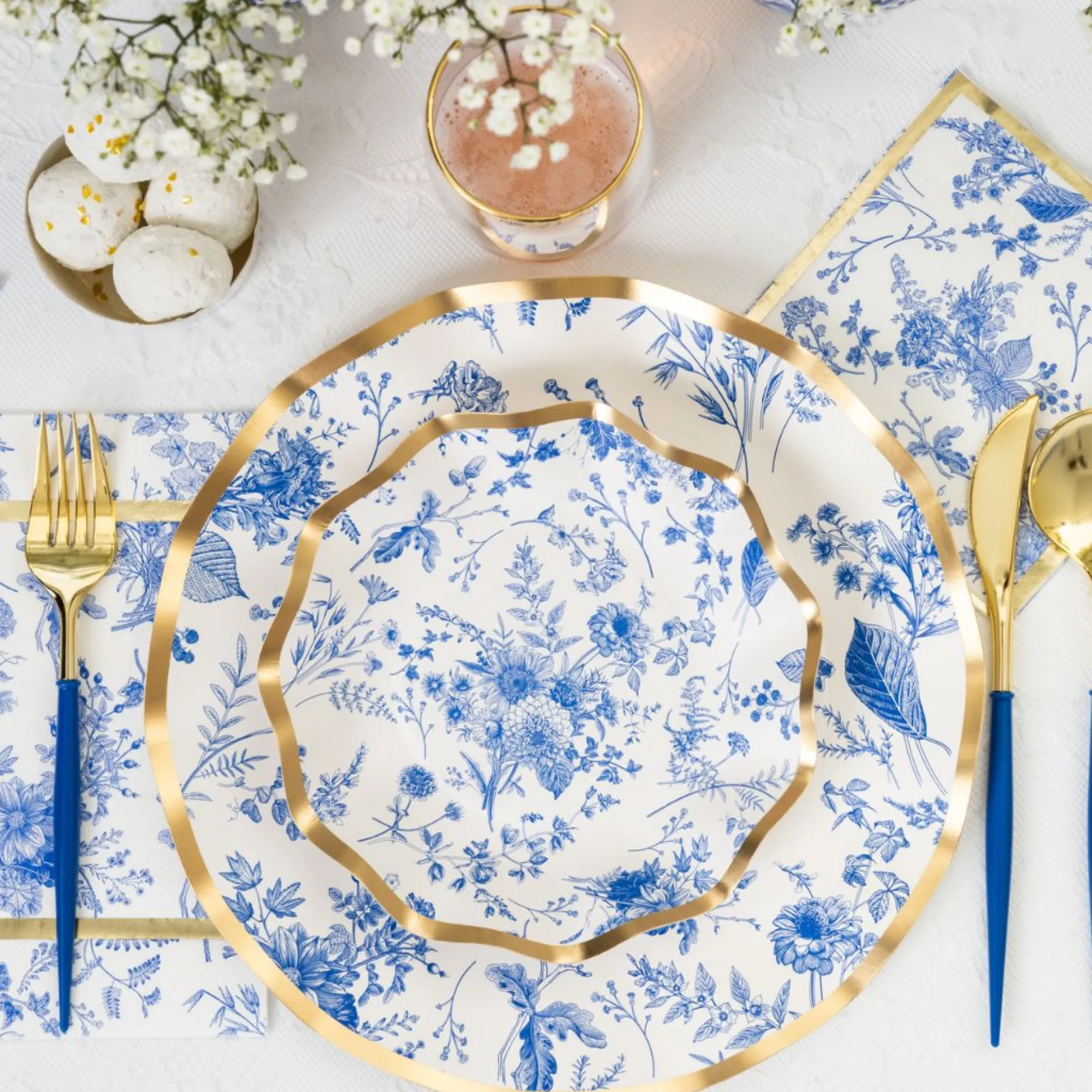 Timeless Wavy Paper Appetizer/Dessert Bowl/8pk-Sophistiplate Hot