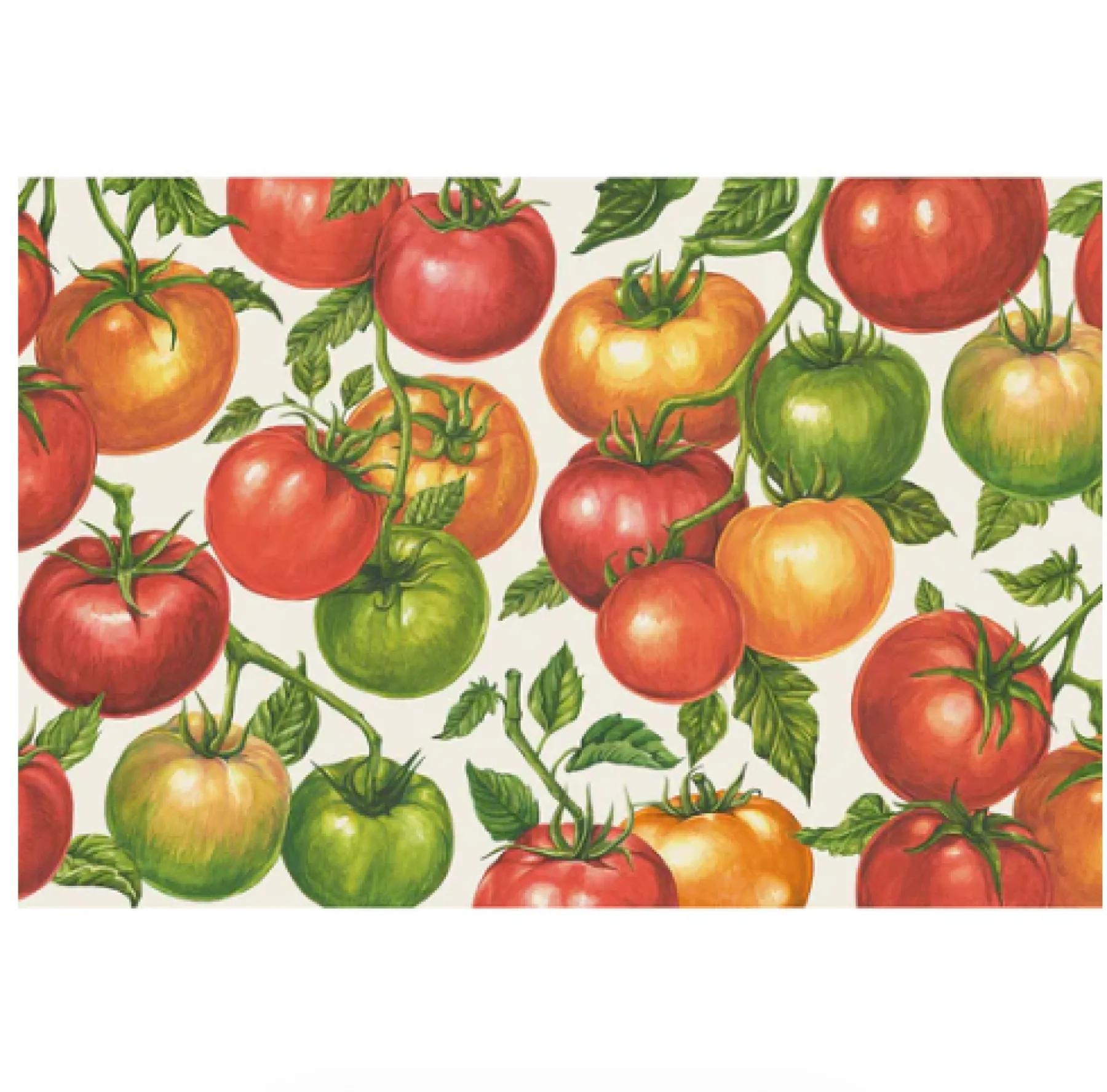 Tomato Vine Placemat - Pad of 18 Sheets-Hester u0026 Cook Hot
