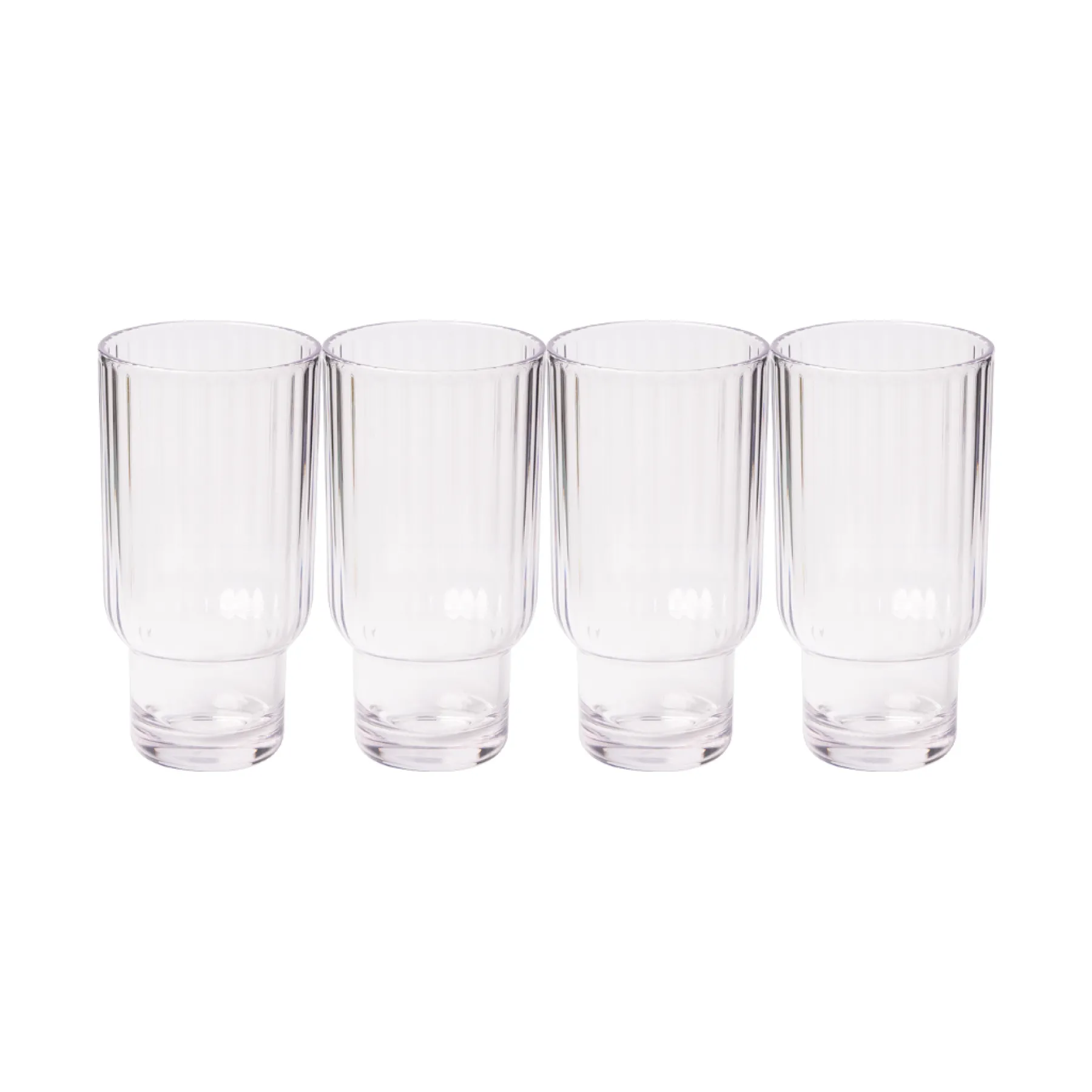 Tumbler Modern Tall | Clear | 4 Pack | 22.3 Oz-Sophistiplate LLC Clearance