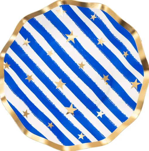 Wavy Appetizer/Dessert Bowl Patriotic Confetti/8ct-Sophistiplate Discount