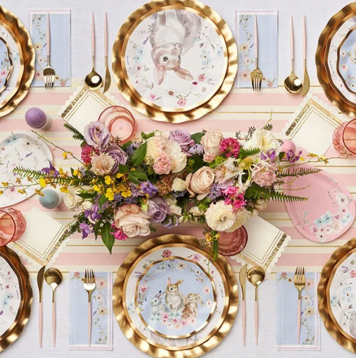 Wavy Dinner Plate Charming Easter - 8pkg-Sophistiplate Fashion