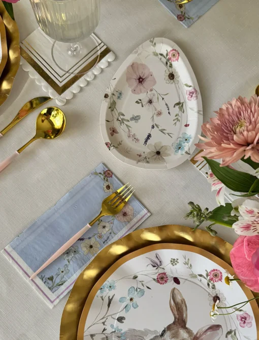 Wavy Dinner Plate Charming Easter - 8pkg-Sophistiplate Fashion