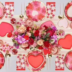 Wavy Dinner Plate Love Notes/8 pkg-Sophistiplate Fashion