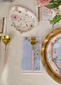 Wavy Salad Plate Charming Easter - 8pkg-Sophistiplate Online