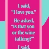 Wine Talking Dish Towel-Drinks On Me Best
