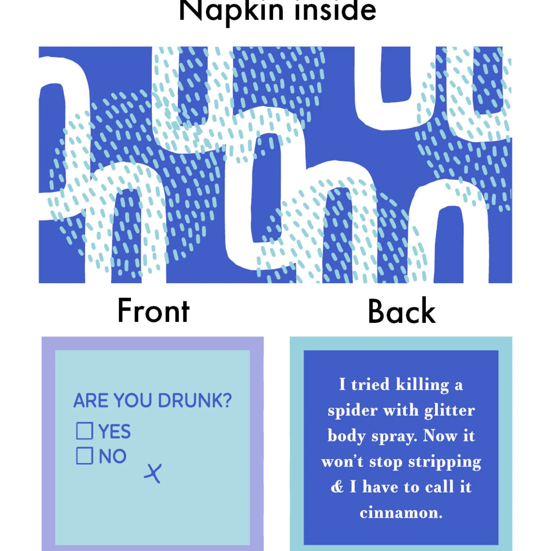 Words wrong Napkin-Drinks On Me Coasters Clearance